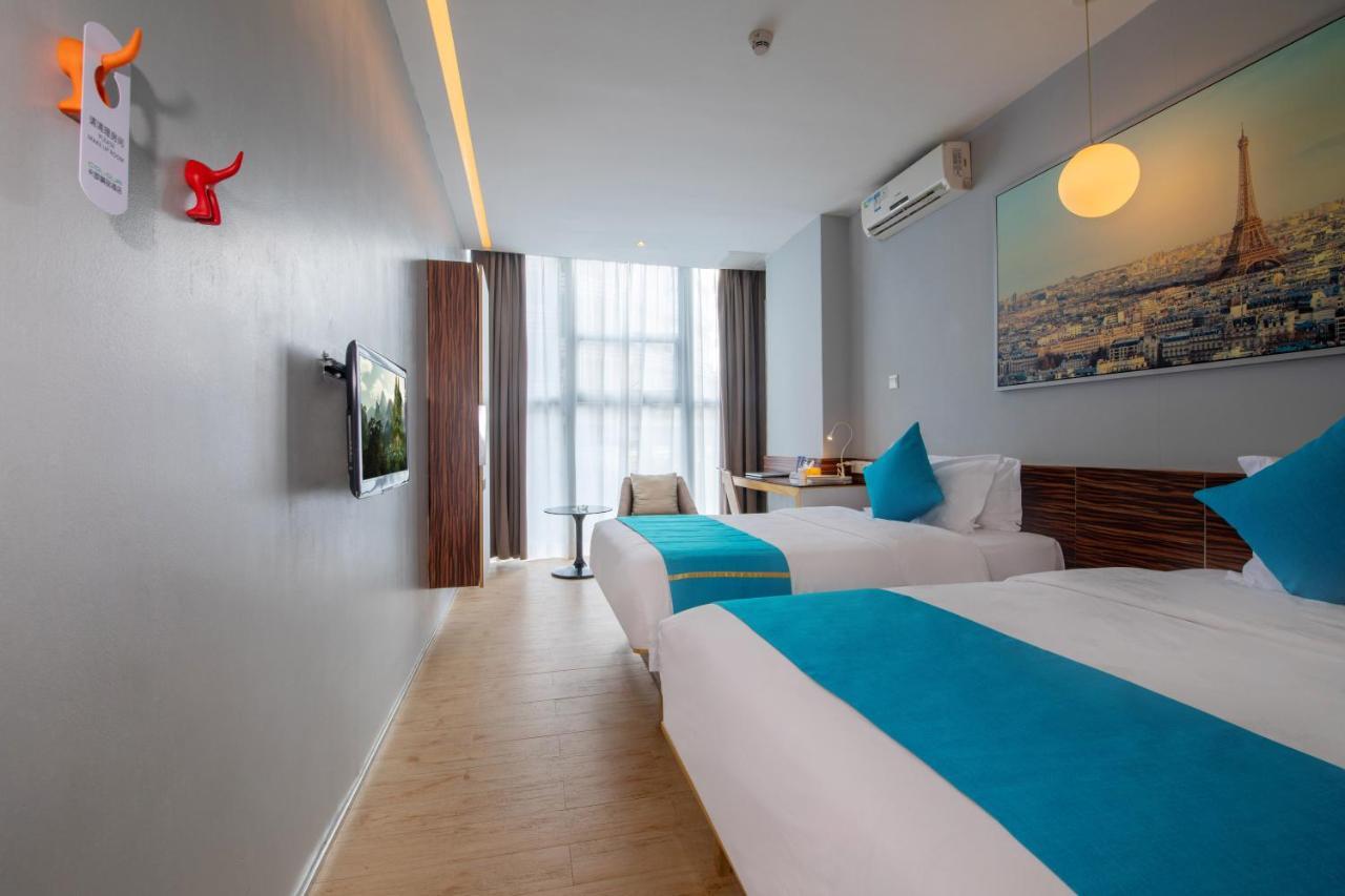 Shenzhen Dongmen Colour Hotel Exteriör bild